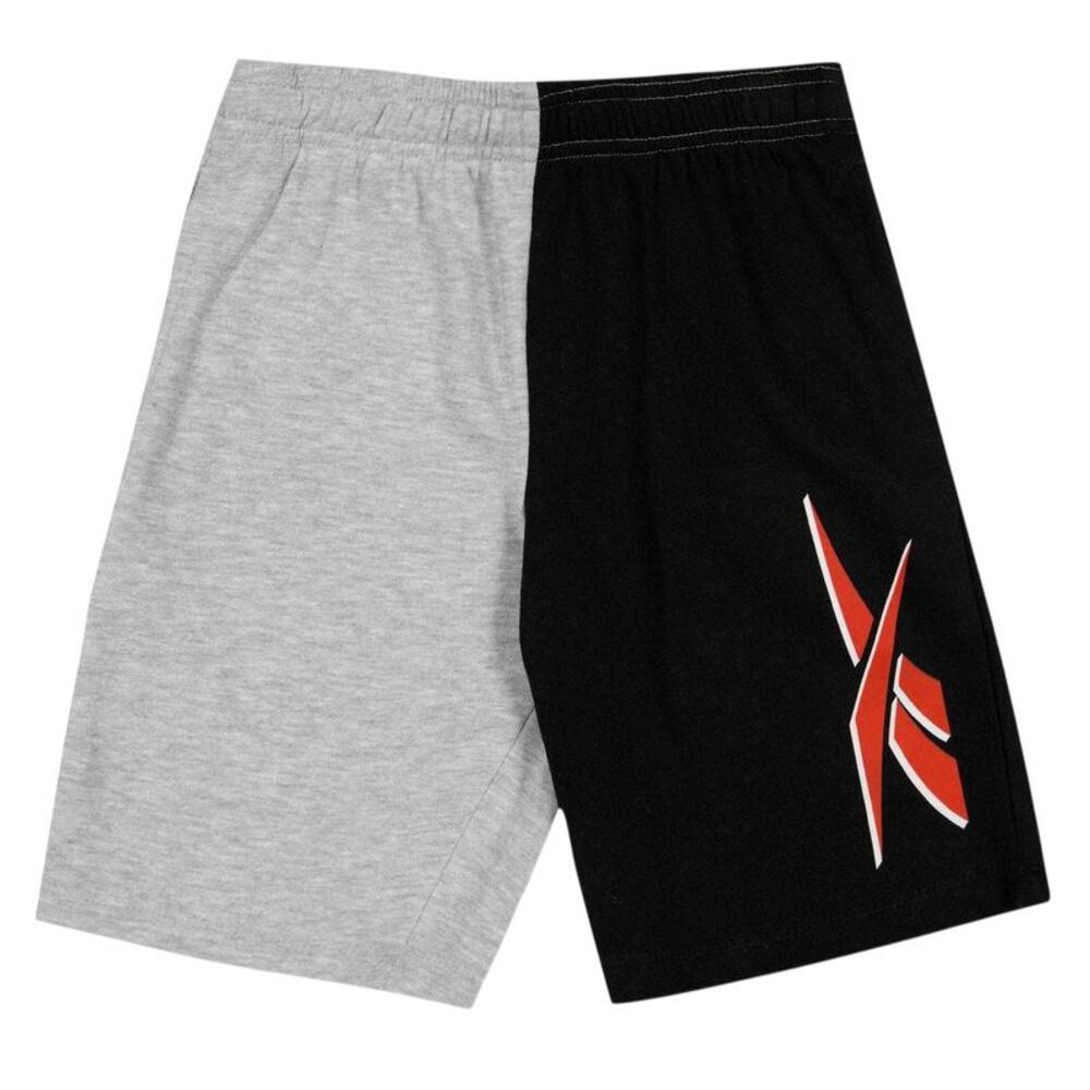 Reebok Childrens/Kids Jersey Two Tone Shorts / Light Gray Heather